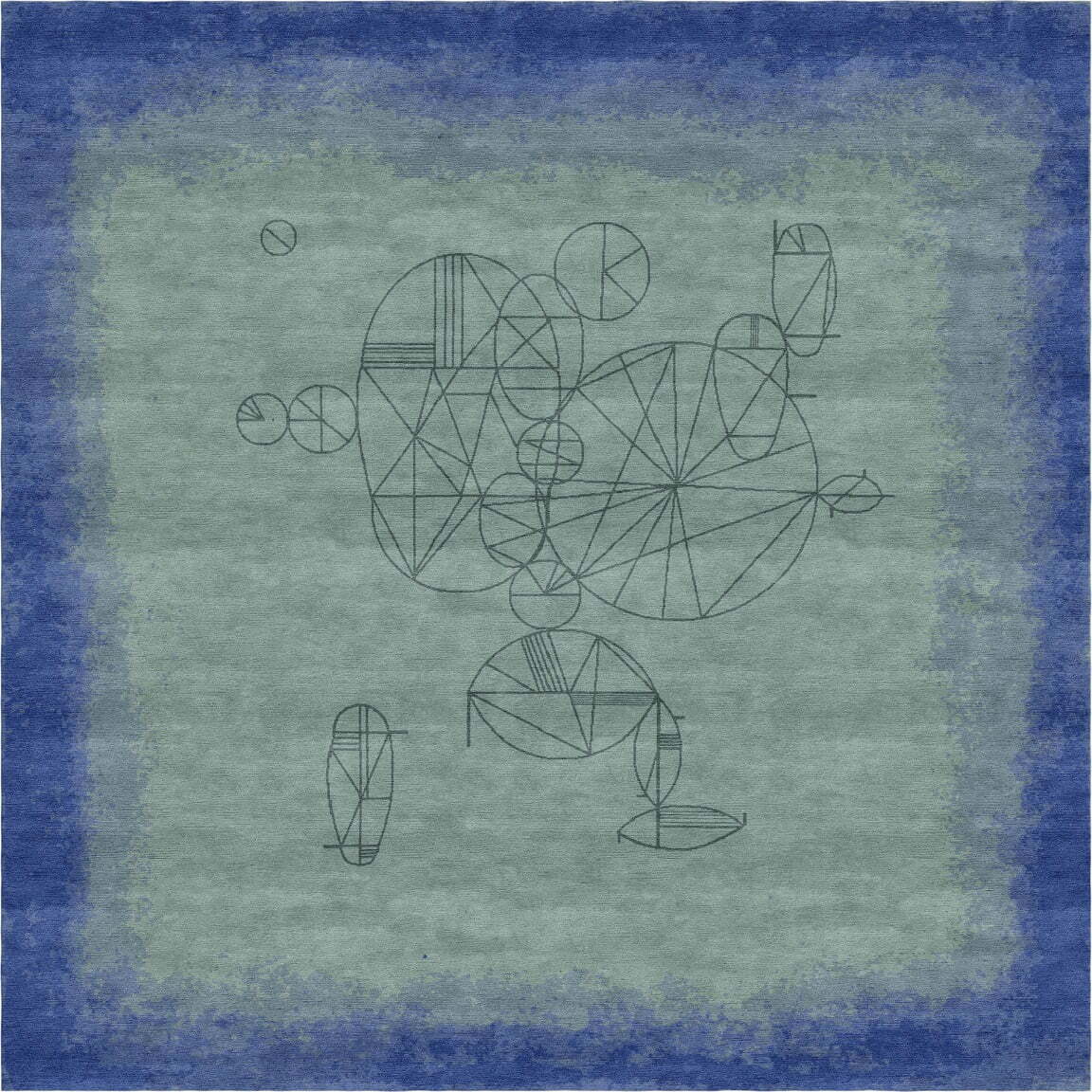 瓦西里-康定斯基圆形诗歌地毯的图片
